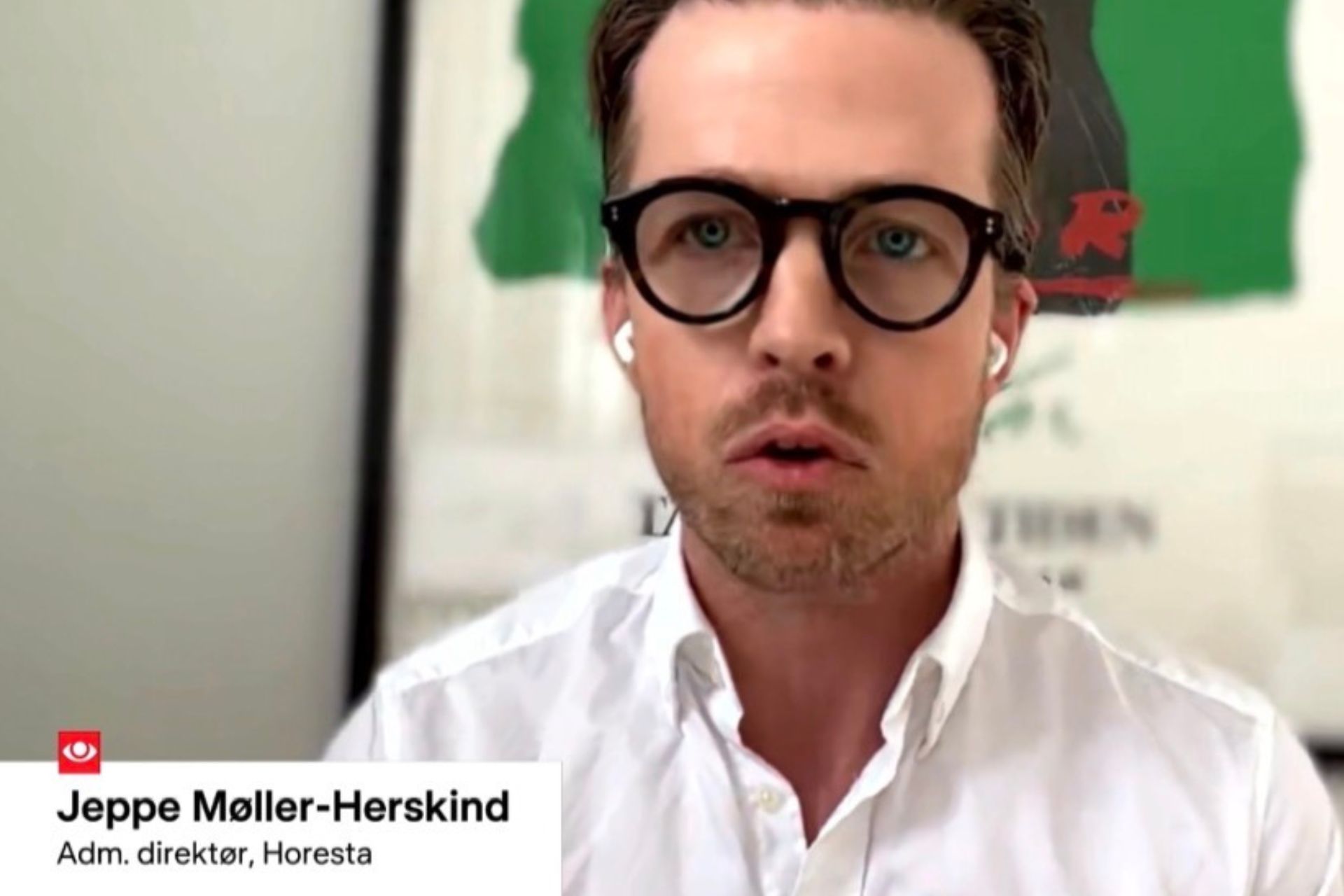 Tidligere på dagen også medvirken i DR TV A live.